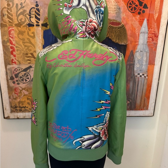 Ed Hardy Jackets & Coats Hardychristian Audiguerrare Y2k 